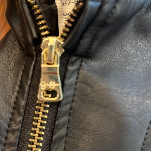 Girls faux leather jacket **excellent** condition. - Picture 15 of 15